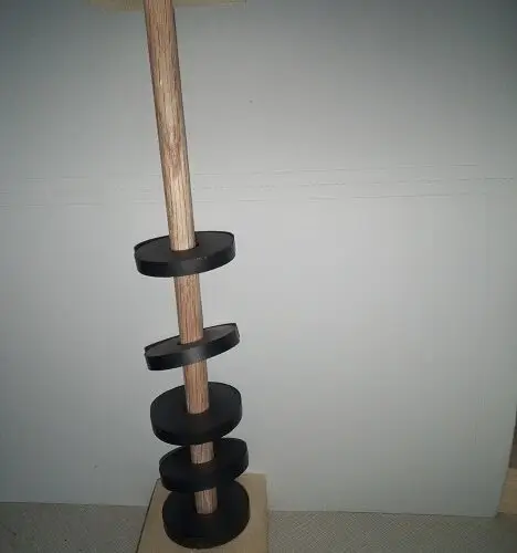 Floating forces magnet kit with wood base and magnets, STEM project for kids