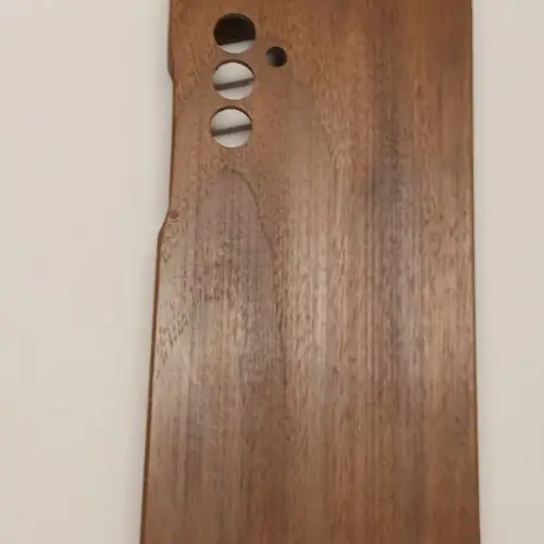 “Handcrafted Walnut Wood Phone Case for Samsung Galaxy A15 5G”